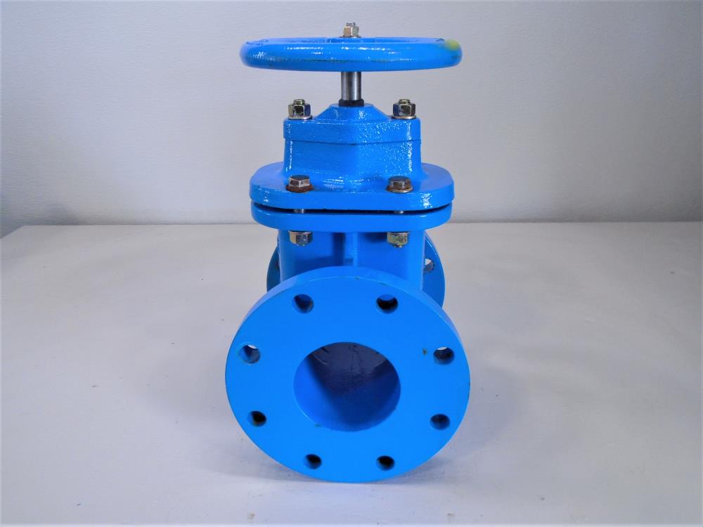 Watts 4" 200 CWP Resilient Wedge Gate Valve, Series 405, Cast Iron